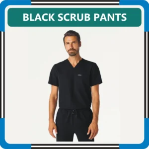 Black Scrub Pants For Men in United States