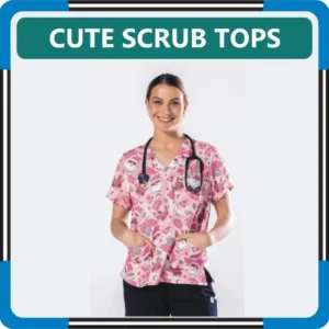 Cute Scrub Tops For Women in United States