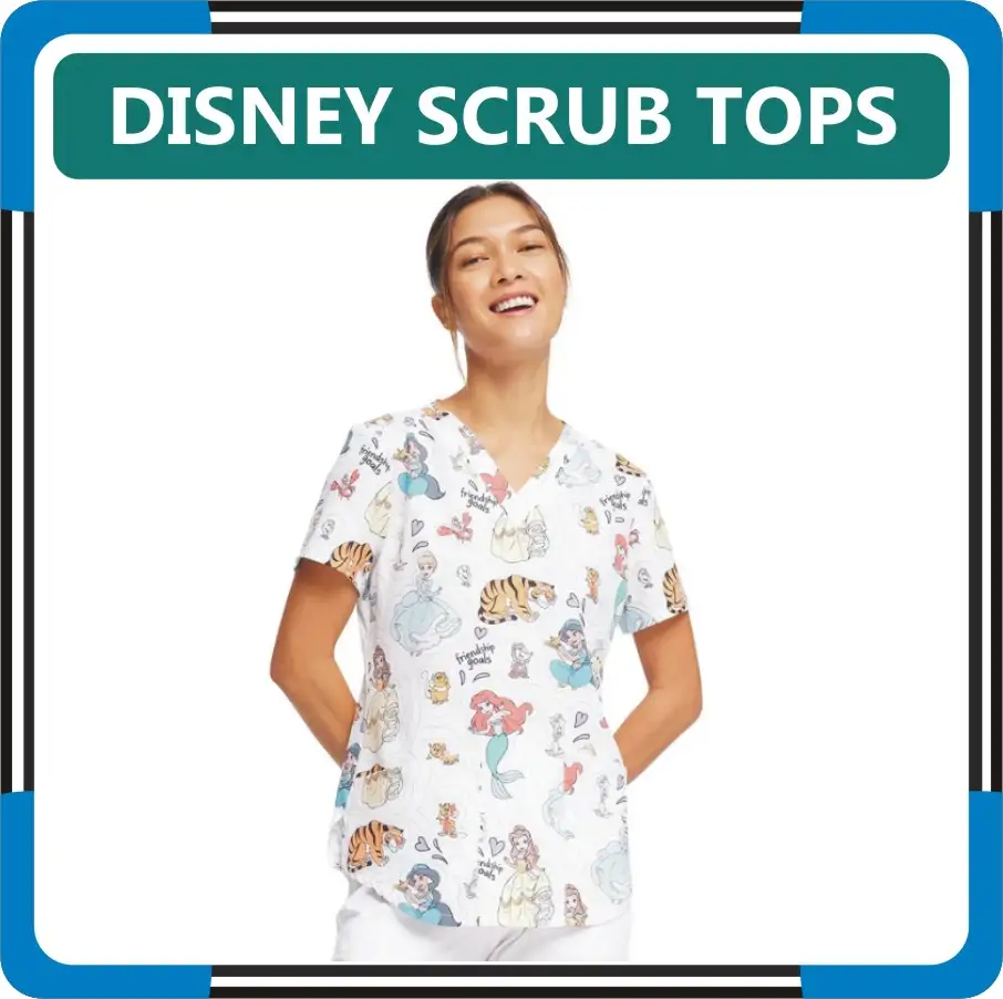 Disney Scrub Tops For Women in United States