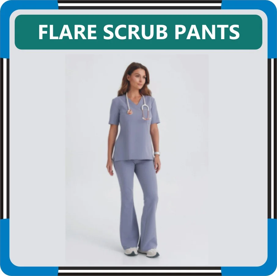 Flare Scrub Pants For Women in United States
