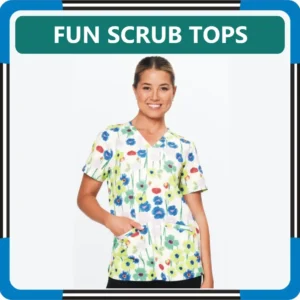 Fun Scrub Tops For Women in United States