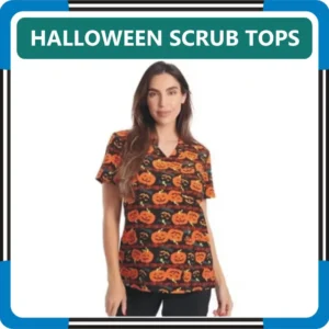 Halloween Scrub Tops For Women in United States