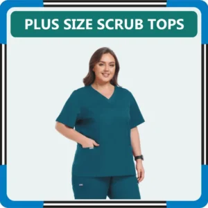 Plus Size Scrub Tops For Women in United States