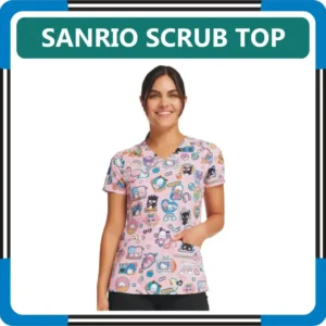 Sanrio Scrubs Top For Women in United States
