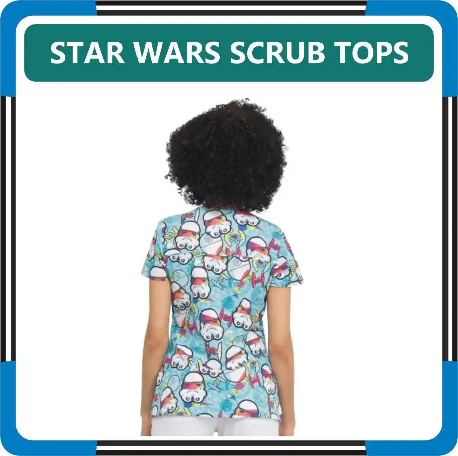 Star Wars Scrubs Top For Women in United States