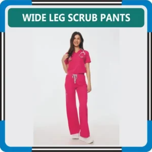 Wide Leg Scrub Pants For Women in United States